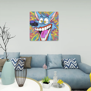 Image personnalisée Panneau carré en métal décoratif Panneau mural en bois Catégorie de produits - Product Image 1