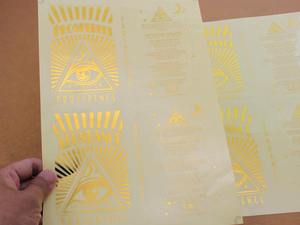 Vinyle découpé papier café personnalisé imprimé autocollant pour tasses en céramique marque privée cosmétiques végétaliens - Product Image 4