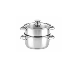 Premium Stainless Steel Induction Bottom Steamer Set <b>Stackable</b> <b>Baskets</b>, Heavy Gauge Pans & Long-Lasting Durable Design - Product Image 3