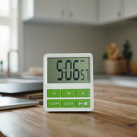 Timer dapur LCD Digital hitung mundur 24 jam Timer LCD elektronik dengan fitur hitung mundur