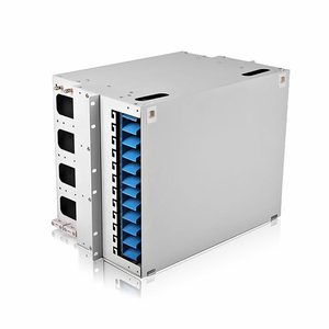 Armario de Distribución de Fibra Óptica (ODF) para Montaje en Rack, 144 Puertos FC, Modular, de Acero, con Cajones, Solución de Empalme de Alta Densidad - Product Image 2