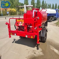 Tricycle multifonctionnel à essence 200cc pour la lutte contre les incendies, avec réservoir d'eau personnalisé pour parcs