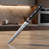Couteau à désosser en acier Damas VG10 de 6 pouces, couteau de cuisine tranchant pour fileter le poisson, manche G10 pour la découpe de la viande