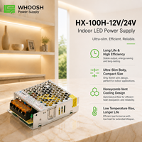 Alimentation à découpage 100W 12V 24V pour bande LED, transformateur de driver LED AC/DC haute stabilité