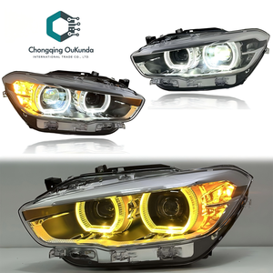 Faro Bicolore per <span class=keywords><strong>BMW</strong></span> Serie 1 F20 <span class=keywords><strong>118i</strong></span> 2015-2018, Luce Anteriore di Alta Qualità Gialla e Bianca, Installazione Plug and Play - Product Image 1