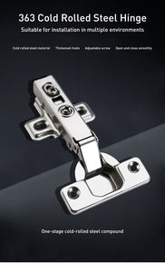 خزانات المطبخ المفصلي الأوتوماتيكية بحجم قابل للتخصيص من البلاستيك الصلب مع ميزات قريبة وقابلة للإزالة للاستخدام المنزلي - Product Image 4