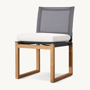 Sassanid Outdoor Midcentury Modernism Hotel Resort Patio Garden Sets Aegean Teak Table à manger et chaises - Product Image 4