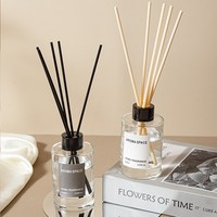 Flacon en verre de luxe vide de 120 ml pour huile parfumée d'ambiance sans flamme, parfum d'intérieur sans feu