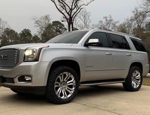 Cerchio Forgiato Compatibile con GMC Yukon Sierra 1500 |   Cerchio Multirazza Cromato PVD da 22 Pollici 6x139.7 - Product Image 6