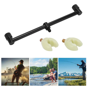 Support de canne à pêche à la <span class=keywords><strong>carpe</strong></span> <span class=keywords><strong>Buzz</strong></span> <span class=keywords><strong>Bar</strong></span> avec tête lumineuse en alliage d'aluminium, accessoire de pêche (support 25 cm, 2 têtes) - Product Image 5