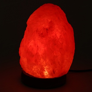 Lampe de sel de l'Himalaya en matériau organique, 7 couleurs LED, fonctionne avec USB, mini lampe de nuit en cristal de sel, décoration d'intérieur, lampe de table - Product Image 2