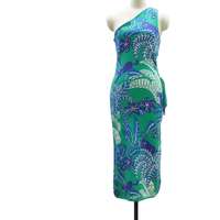 Robe d'été tendance style brésilien 2026 personnalisée, colorée, à bretelles, ajourée, en tricot jacquard, pour la plage