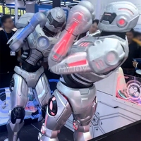 Producto Popular 2026, Robot de Batalla Interactivo de Tamaño Humano para Parque de Atracciones, Control Remoto, Ataque Giratorio, Robot de Boxeo y Lucha