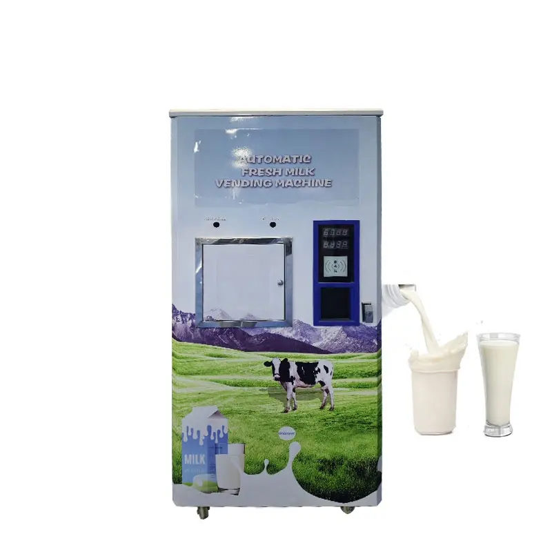 24 часа полный автоматический оптовый торговый автомат молока для продажи