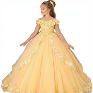 S0851N 2026 Nuevo Vestido de Satén Estilo Princesa para Fiesta, Cumpleaños, Dama de Honor, Boda, Vestido Hinchado - Product Image 3