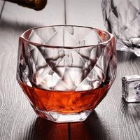 11oz Dubbelwandig Old Fashioned Bierglas Wijnbeker Bar Whiskey Wijn Glas Kristal Whisky Proefbekers voor Restaurant Hotel Drinkware