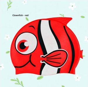 Gorro de Natación Infantil Económico, Divertido, Bonito y Genial con Estampado de Peces de Dibujos Animados, Impermeable, para Deportes Acuáticos, para Clubes de Natación, Regalos Promocionales - Product Image 2