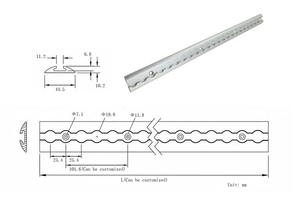 Sistema de Rieles en L de Aluminio de 3 pies (90 cm) de Longitud, Riel en L Redondeado para Logística, Accesorios para Rieles en L, Sistema de Fijación para Rieles en L - Product Image 6