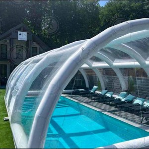 Dôme de <span class=keywords><strong>piscine</strong></span> gonflable transparent géant pour l'extérieur, couverture de <span class=keywords><strong>piscine</strong></span> imperméable, tente de <span class=keywords><strong>piscine</strong></span> extérieure pour la location - Product Image 6