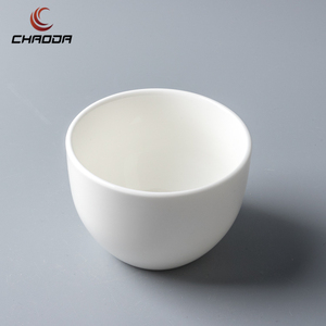 Chaoda <span class=keywords><strong>210</strong></span> <span class=keywords><strong>ml</strong></span> trắng gốm ly tráng men bóng dễ thương 4/7ozceramic cà phê tách trà hình tròn gốm cốc trà không có tay cầm - Product Image 3