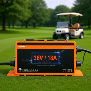 Cargador de Batería Inteligente Vevor 36V 18A para Carrito de Golf, Conector Crowfoot, Compatible con Club Car, Certificación IP67 ETL - Product Image 2