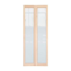 Đầy Đủ Frosted Glass Frost dở dang Thông Gỗ Nội Thất Bi-Gấp Kính Cửa Gỗ Cho Tủ Quần Áo đựng thức ăn - Product Image 1