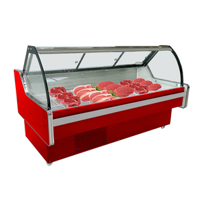Vitrine réfrigérée commerciale à refroidissement direct avec éclairage LED, 2 portes, pour boucherie - Product Image 6