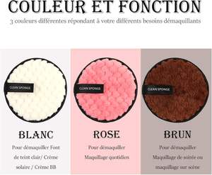 แผ่นเช็ดเครื่องสำอางแบบใช้ซ้ำได้ 1 ชิ้น ลายสับปะรด ผ้าฝ้ายไมโครไฟเบอร์ สำหรับเช็ดเครื่องสำอาง - Product Image 5