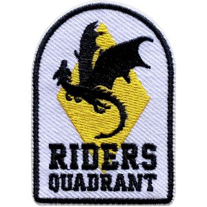 Patch brodé Riders Quadrant de 3 pouces à thermocoller pour chapeaux, vêtements, sacs à dos, jeans, couture DIY - Product Image 1