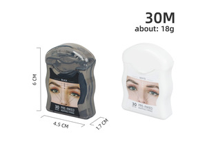 Hilo de Algodón Pre-Entintado de 30m para Diseño de Cejas, Hilo Desechable para Microblading y Plantillas de Cejas - Product Image 3