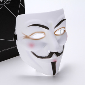 Masque d'<span class=keywords><strong>Halloween</strong></span> pour Vendetta en PVC Full Face V Geek Face pour Costume ou Cosplay - Product Image 5