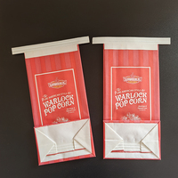Sac en papier avec logo personnalisé Sacs d'emballage jetables pour frites poulet frit biscuits pop-corn