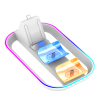 Station RGB pour Play Station Portal pour console PS Portal, station de charge, socle de charge, support pour manette PS5