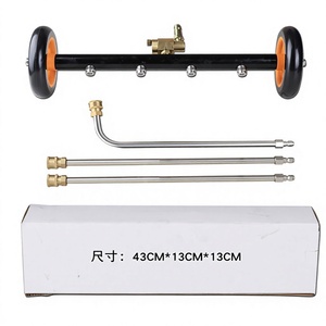 Brosse à rouleaux pour nettoyeur haute pression, 32 pouces, en alliage d'aluminium, avec 4 buses pour le nettoyage des sols - Product Image 3