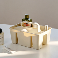 MONR Panier de rangement empilable en PP sans BPA, écologique, avec poignée, design moderne et minimaliste, pour bureau, papeterie et jouets