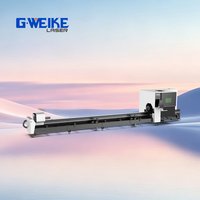 Nouvelle machine de découpe de fibres optiques à tube métallique de 6 m, 3000 W, pour tête 3 axes, commande CNC Cypcut, haute précision, refroidissement par eau.