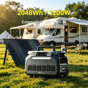 Plug Play <b>Solar</b> LiFePO4 MPPT Emergency <b>Solar</b> Generator 2048wh 3200w High Capacity <b>Solar</b> Portable Power Station With <b>Solar</b> - Product Image 2