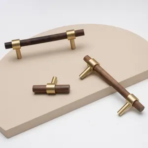 Nội Thất Brass Gỗ Xử Lý Knobs Drawer Kéo Tủ Xử Lý Cho Trang Trí Nội Thất - Product Image 1