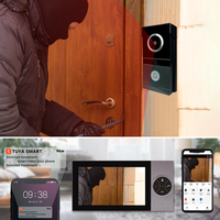 Caméra de porte à écran tactile Sonnette de porte vidéo Tuya App Sonnette de porte vidéo Android Caméra Sonnette de porte avec moniteur