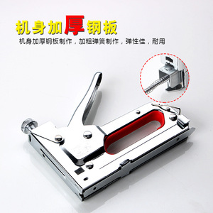 Manual Nail Gun Metal Carpentry U Nail T Type Straight Nail Gun For Woodworking DIY Use - Product Image 4