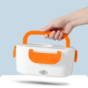 Fiambrera eléctrica Crockpot, calentador de alimentos portátil, fiambrera Bento de plástico para niños, sin Bpa