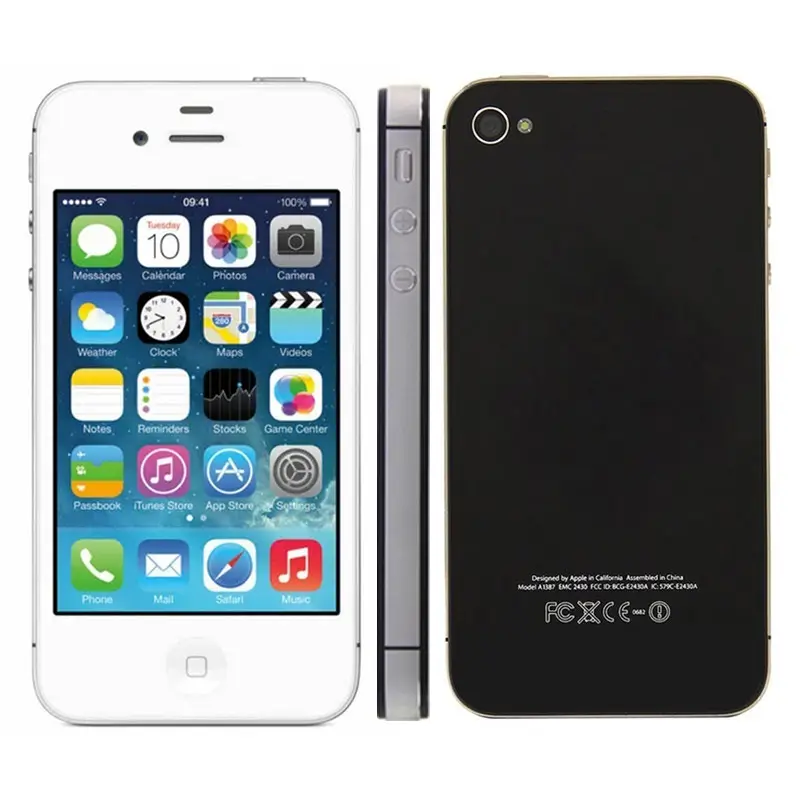 99% โทรศัพท์มือถือมือสองขนาดเล็กสำหรับ iPhone สำหรับ iPhone 4S ขายส่งใหม่