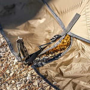 خيمة تخييم شتوية مقاومة للحريق من الشركة المصنعة الأصلية للموسم 4 خيمة ساخنة مع الهرم - Product Image 5