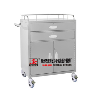 รถเข็นยาสแตนเลส Caitang Health Medicine Trolley I010 สำหรับการส่งยาและการใช้งานทางการพยาบาลในโรงพยาบาล - Product Image 1
