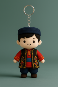 OEM กระเป๋าเป้สะพายหลังตุ๊กตาการ์ตูนน่ารักพวงกุญแจร้อยห้อยเครื่องประดับตุ๊กตาของขวัญวันวาเลนไทน์ - Product Image 5