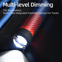 Bâton de signalisation portable de haute qualité bâton rouge de lumière de sécurité Flash LED étanche pour l'avertissement de sécurité