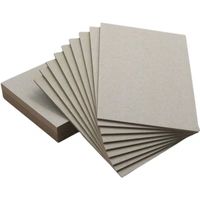 0.5mm 1mm 1.5mm 2mm d'épaisseur Anti-Curl gris feuilles de carton 3mm enduit de cire duplex conseil gris dos papier de spécialité personnalisable
