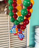 Collier en perles de verre coloré minimaliste personnalisé, fait à la main, perles acryliques arc-en-ciel, collier ras du cou, bijoux hypoallergéniques pour femmes, cadeaux