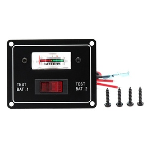 Doppio 12V 10A Tester batteria marino con puntatore voltmetro moduli elettronici e kit - Product Image 1