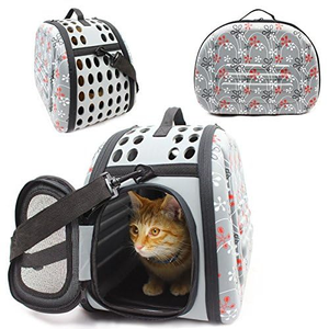 Bolso Bandolera para Mascotas, Manos Libres, Portátil y Cómodo, Mochila de Viaje con Cierre, Múltiples Tamaños para Gatos y Perros Pequeños - Product Image 4